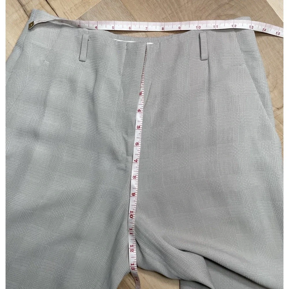 Lafayette 148 NY High Waist Trouser Pants‎ Womens 0 Light Tan Wide Leg